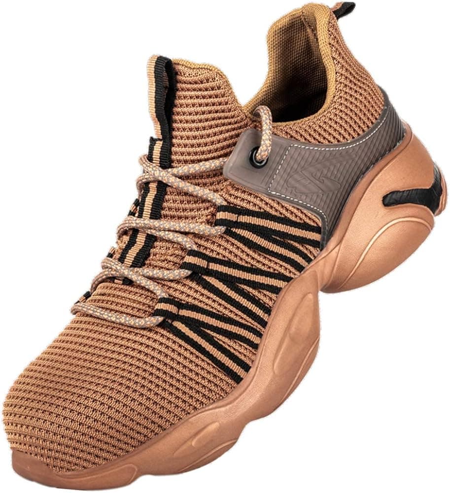 SYLPHID Men’s Steel Toe Shoes Women’s Composite Toe Shoe Work and Safety Sneakers Breathable Comfortable Lightweight
