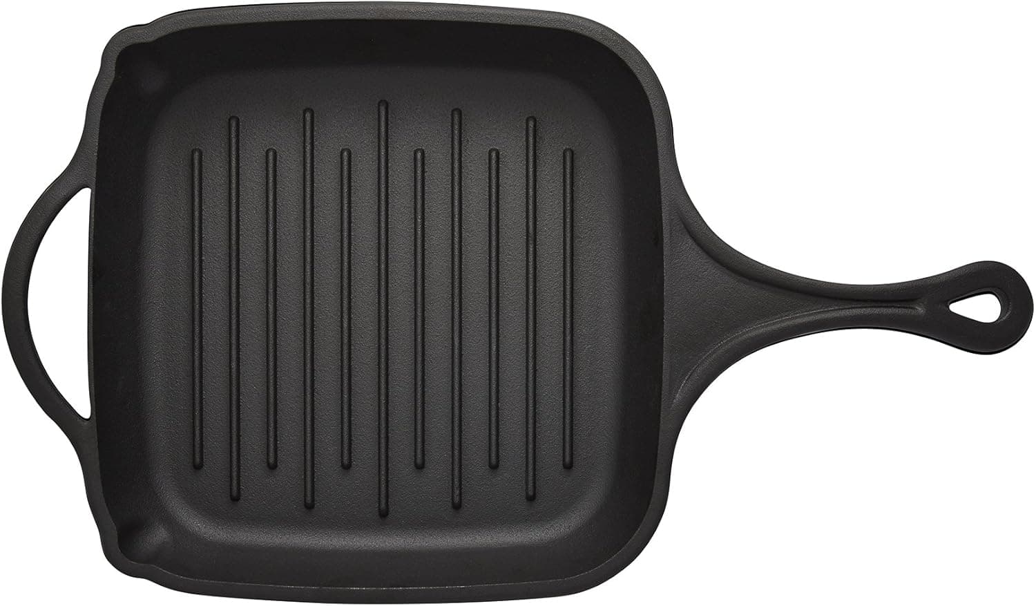 Sabatier Pre-Seasoned Rust Resistant Square Grill Pan, 10.5-Inch
