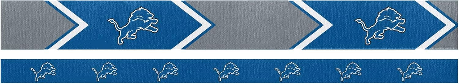 Littlearth Womens NFL Detroit Lions Headband Set, Team Color, 2 Pack