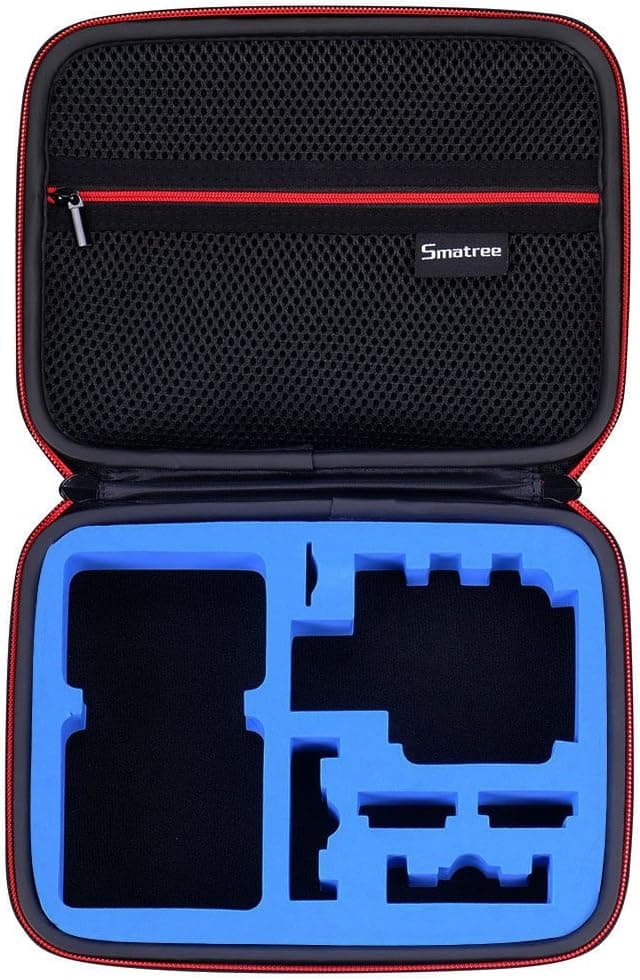 Smatree SmaCase G160s Carrying Case for Gopro Hero 5,4, 3+, 3, 2,1 (Camera and Accessories NOT Included)-(Black&Blue)
