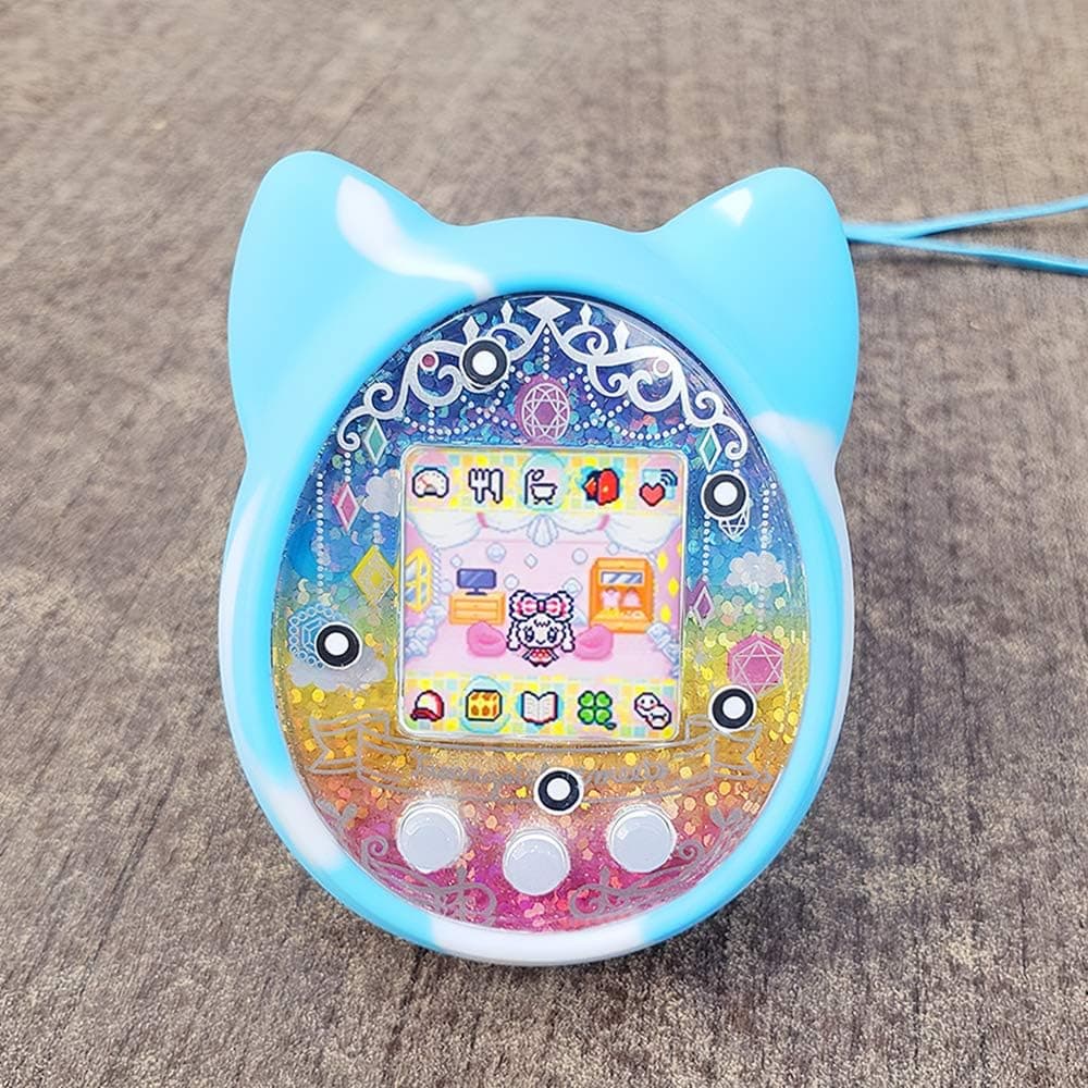 Walmeck- Protective Cover Shell Silicone Case Pet Game Machine Cover for Tamagotchi Cartoon Electronic Pet Game Machine