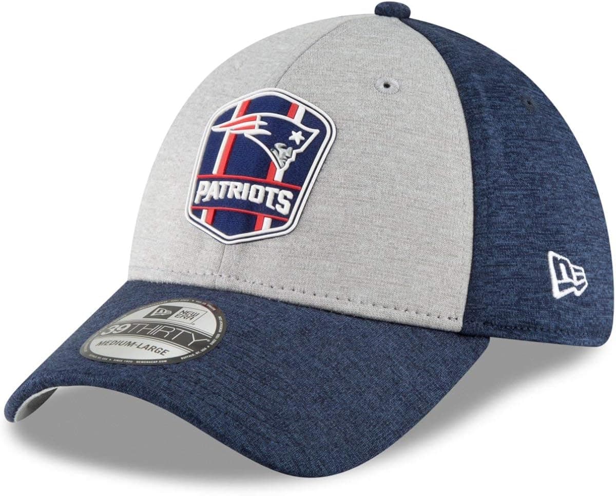 New Era Men's Heather Gray/Midnight Green Philadelphia Eagles 2018 NFL Sideline Road Official 39THIRTY Flex Hat