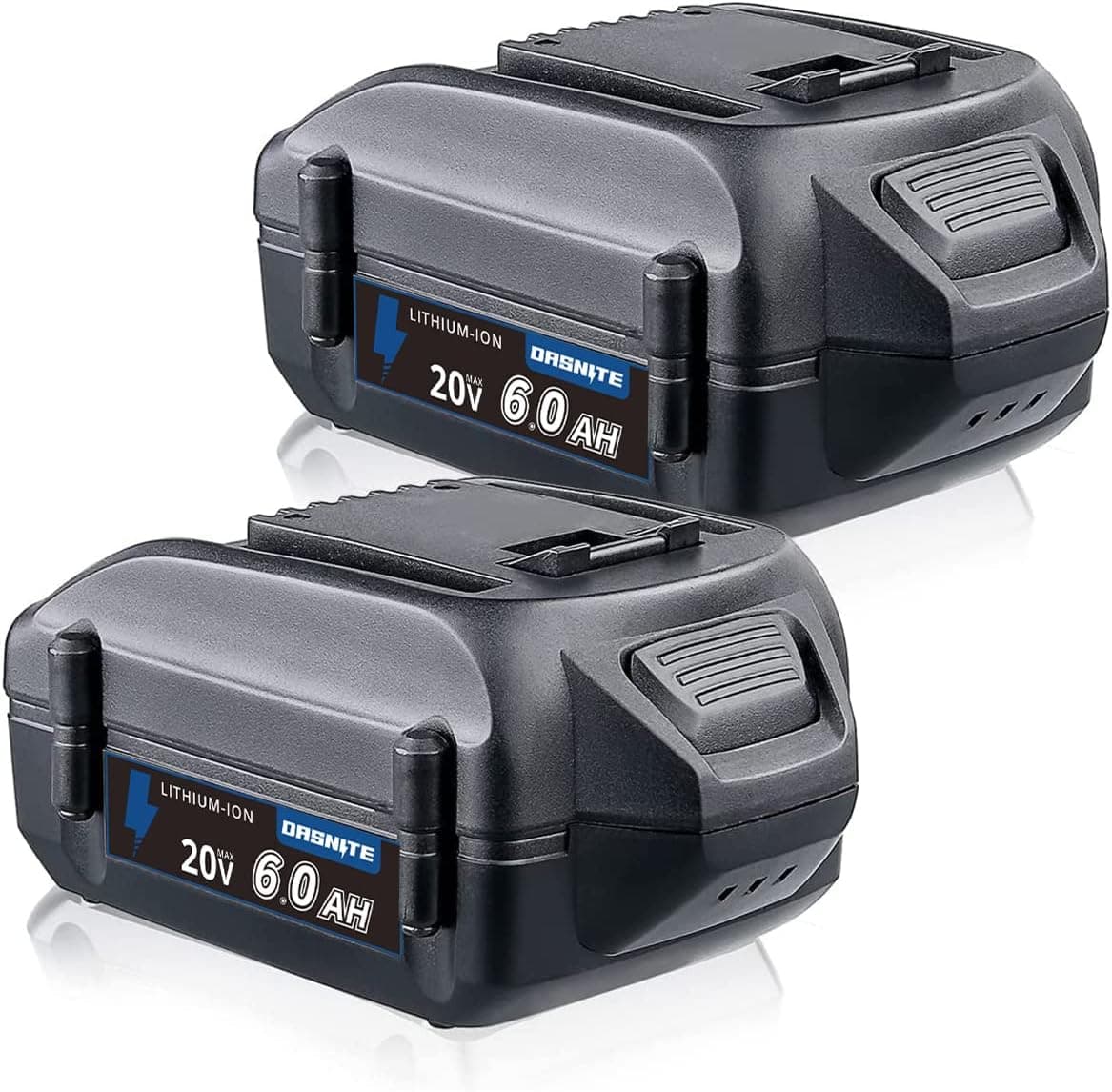 DASNITE 2Pack 5000Ah WA3520 20V Replacement Battery for Worx 20V Lithium Battery WA3525, WA3520, WG151s, WG155s, WG251s, WG255s, WG540s, WG545s, WG890, WG891 Cordless Tool Battery Packs