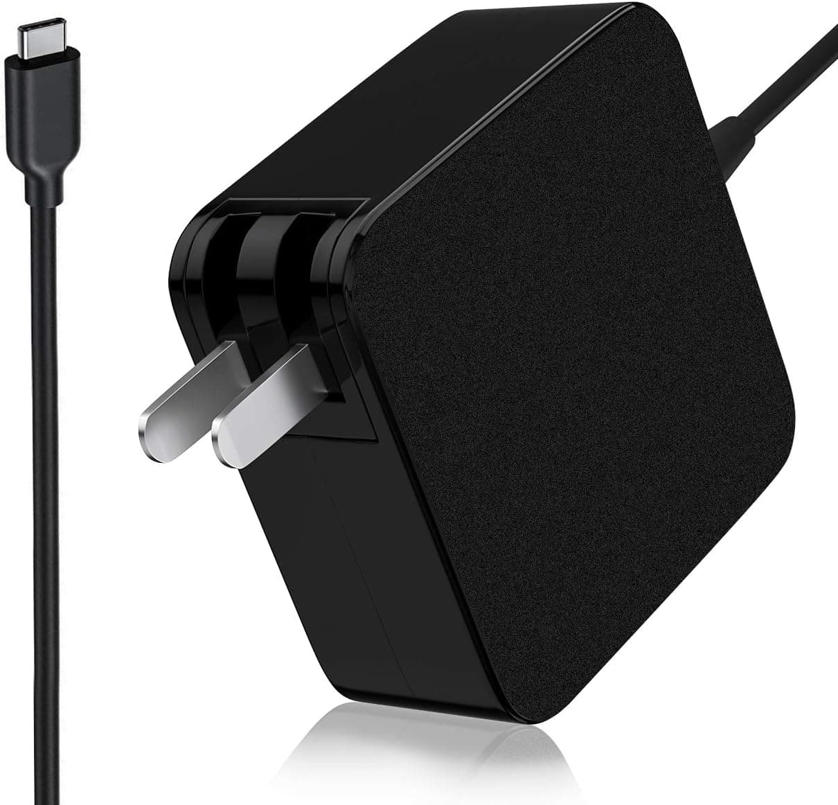 45W USB Type-C New Charger for HP Spectre x360 13 Pavillion X2, ASUS Chromebook C302CA C302C C302 C101PA C101P C101 ZenBook 3 UX390, Dell XPS, Lenovo Yoga 910 720 Thinkpad Pixel 3/XL, Galaxy S10 LG