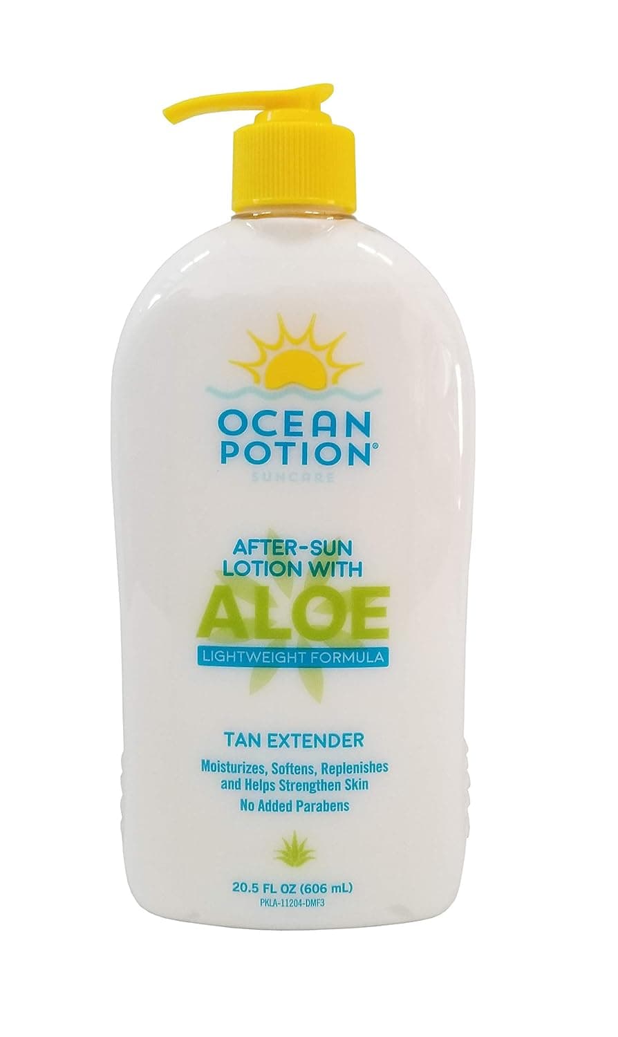 Ocean Potion After Sun Lotion with Aloe Tan Extender, 20.5 Ounce Bottle, Pack of 3