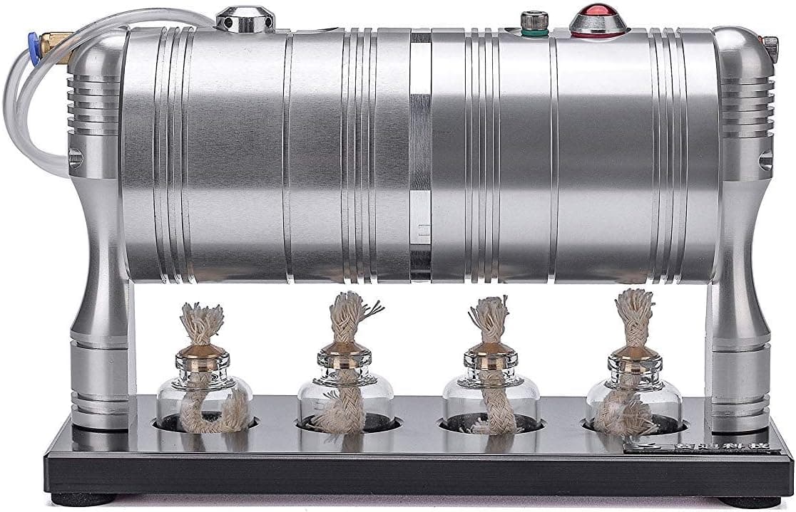 Sunnytech Hot Live Steam Engine Cylinder Unibody Design Boiler Education Toy DIY GL-002