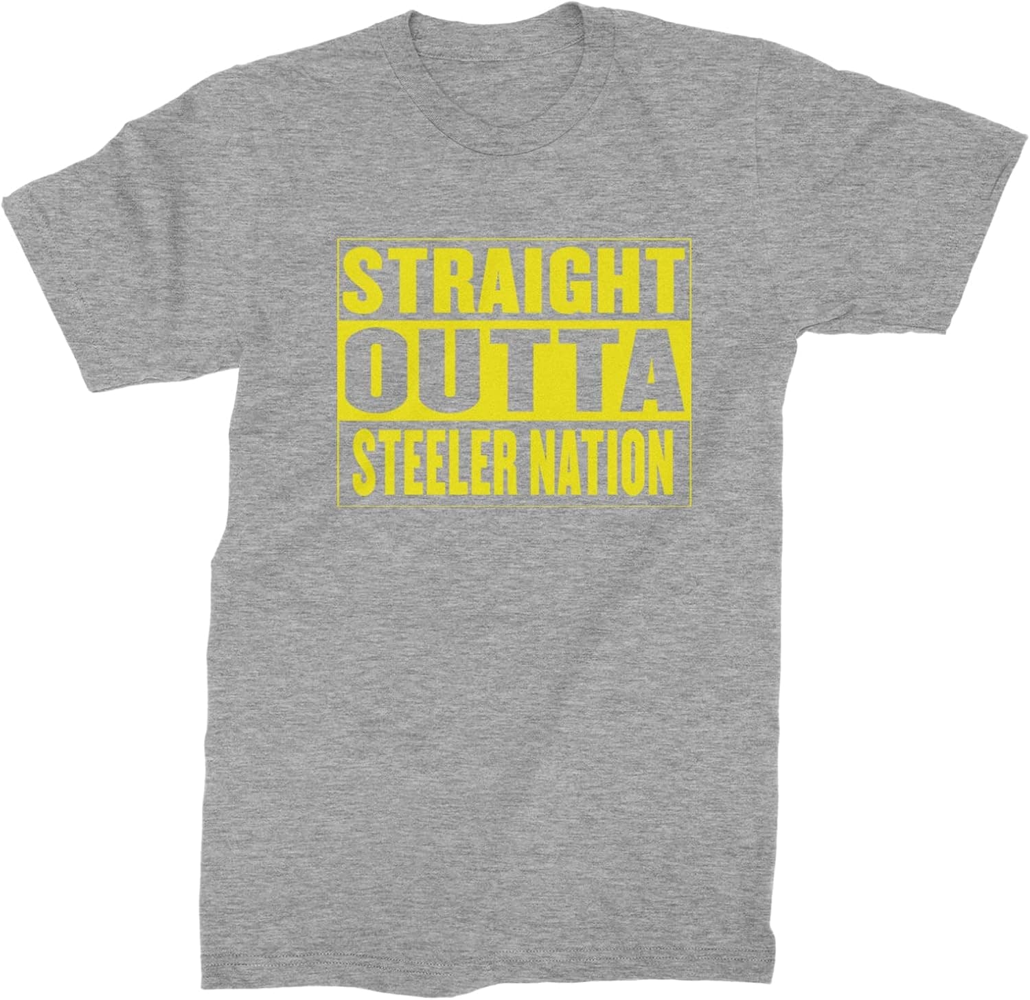 Expression Tees Straight Outta Steeler Nation Football Mens T-Shirt