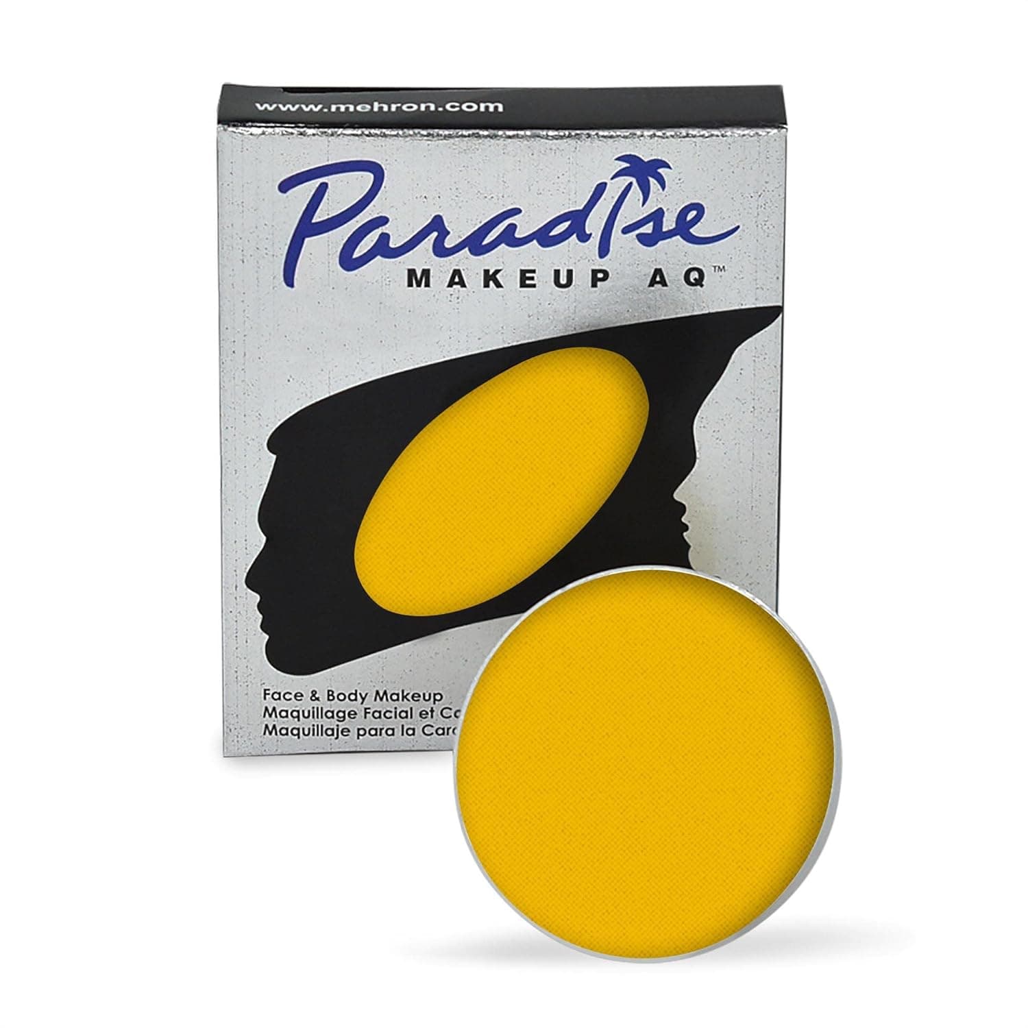 Mehron Makeup Paradise Makeup AQ Refill (.25 oz) (Yellow)