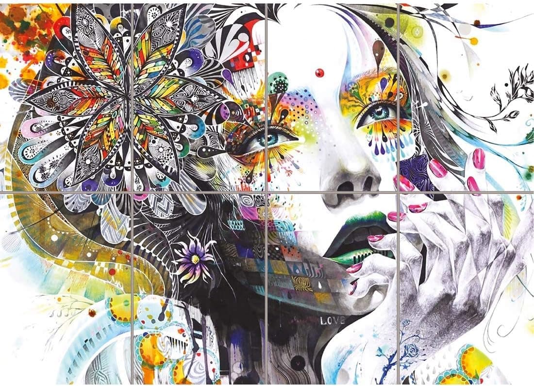 Doppelganger33LTD PAINTING PSYCHEDELIC GIRL STREET NEW GIANT WALL ART PRINT PICTURE POSTER OZ448