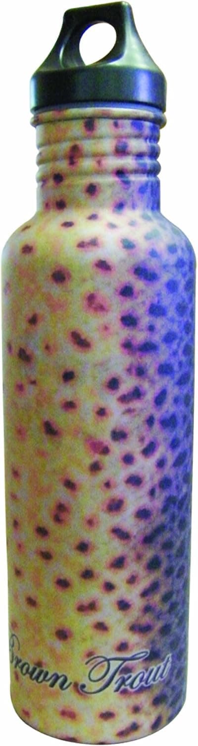 MFC Stainless Steel Water Bottle, Brown Trout