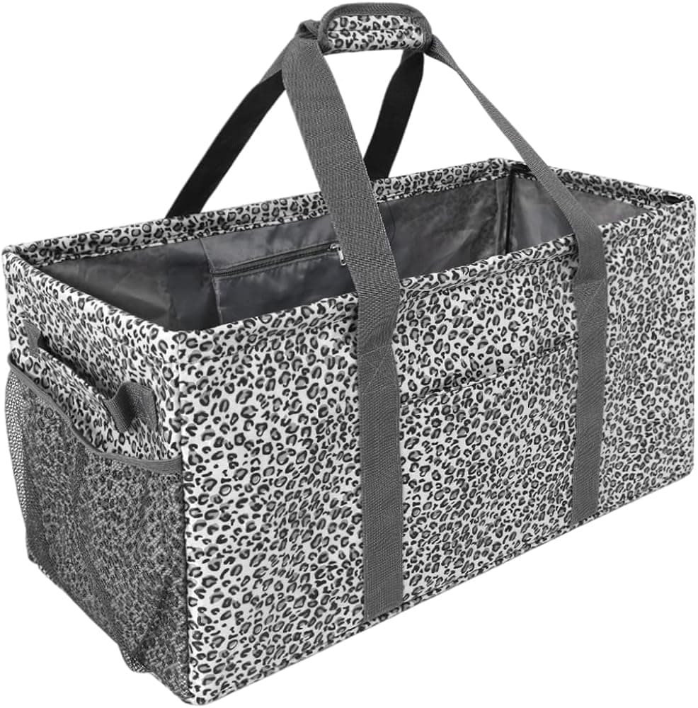 Acnusik Extra Large Utility Tote Bag for Women with Pockets,Canvas Collapsible Tote Bags
