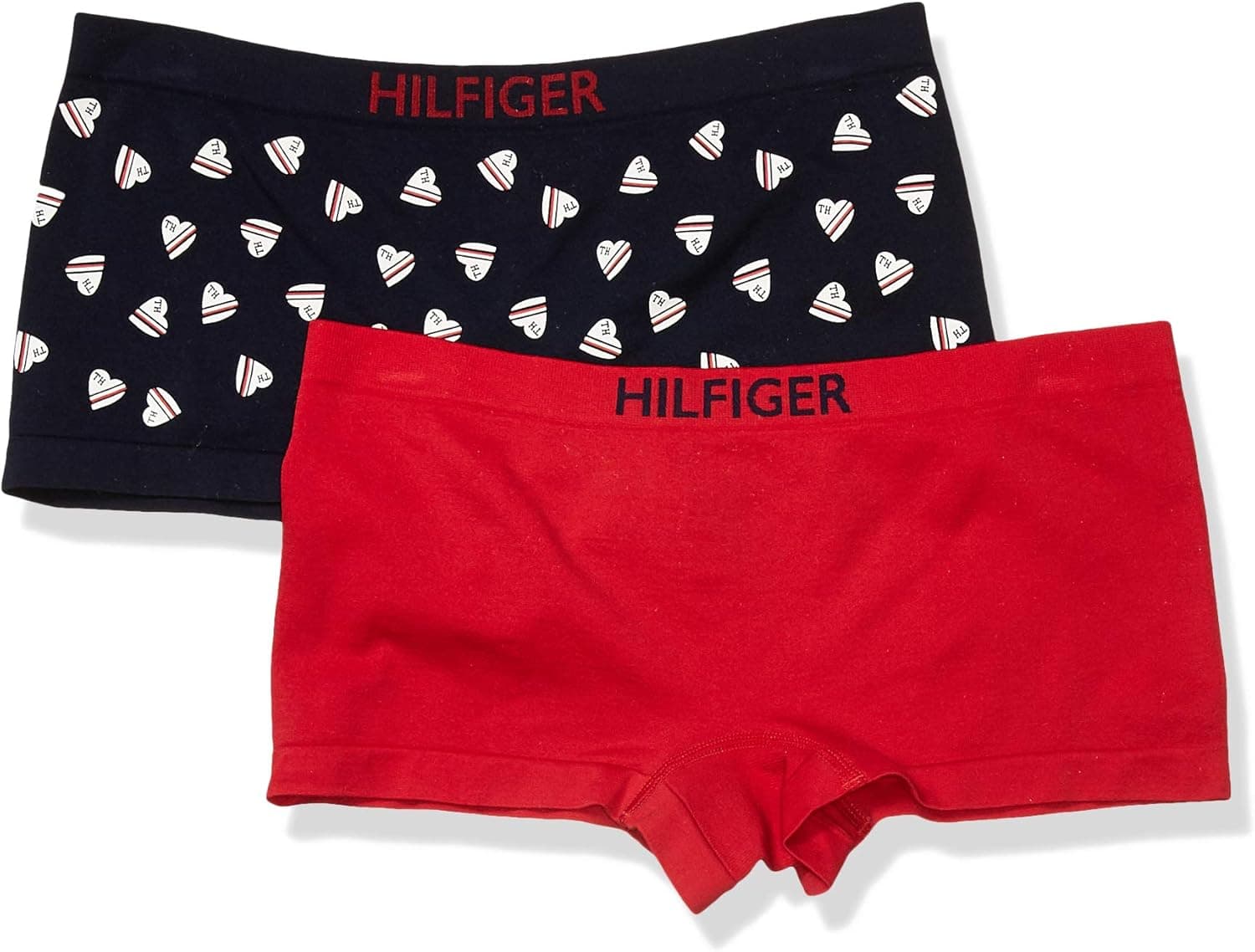 Tommy Hilfiger Women's Seamless Boyshort Underwear Panty, Multipack