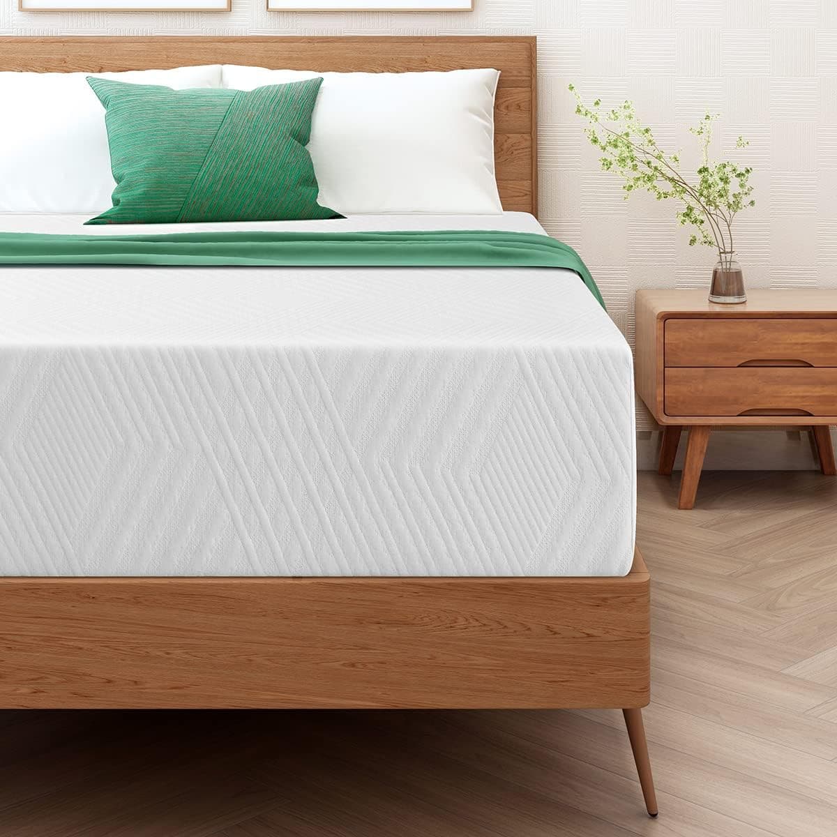 Airdown 12 Inch Full Size Gel Memory Foam Mattress with Washable Fabric Cover, Medium Feel Full Mattress for Pressure Relief, Full Bed Mattress in A Box, CertiPUR-US Certified