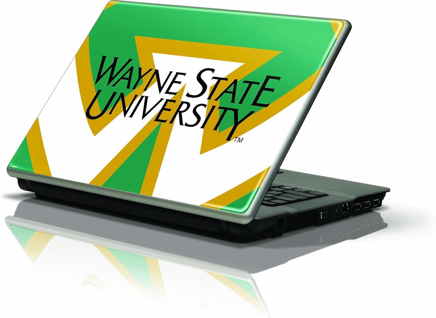 Skinit Protective Skin Fits Latest Generic 17" Laptop/Netbook/Notebook (Wayne State University "W" Logo)