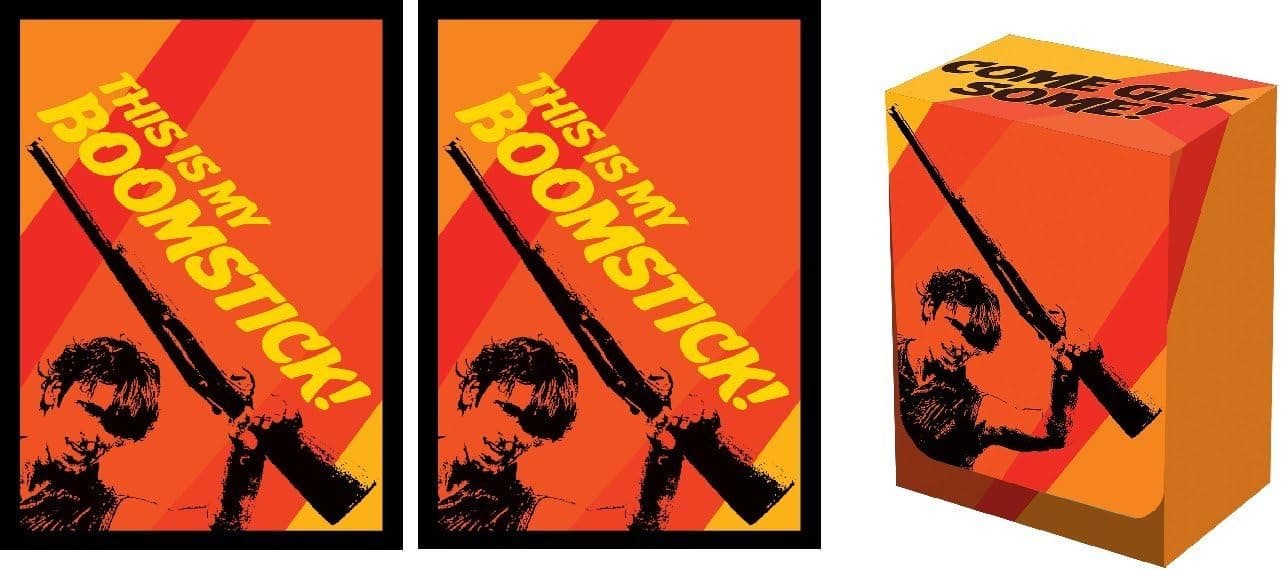 Legion ASH vs Army of Darkness This is My Boomstick Deck Box Plus 100 Matching Gloss Finish Sleeves (Fits Magic/MTG, Pokemon Cards) Evil Dead