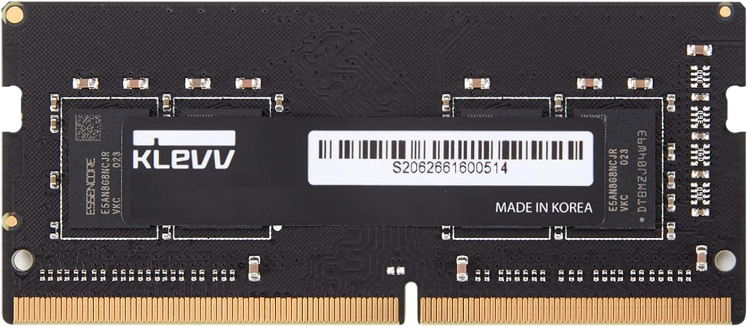 KLEVV Hynix Chips 8GB (1 x 8GB) DDR4 SODIMM PC4-25600 3200MHz CL22 Non-ECC 260 Pin Laptop Notebook Ram Memory (KD48GS881-32N220A)
