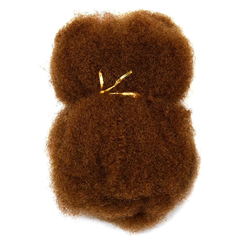 Tight Afro Kinky Bulk for Braiding 12-14" in Medium Auburn, 30
