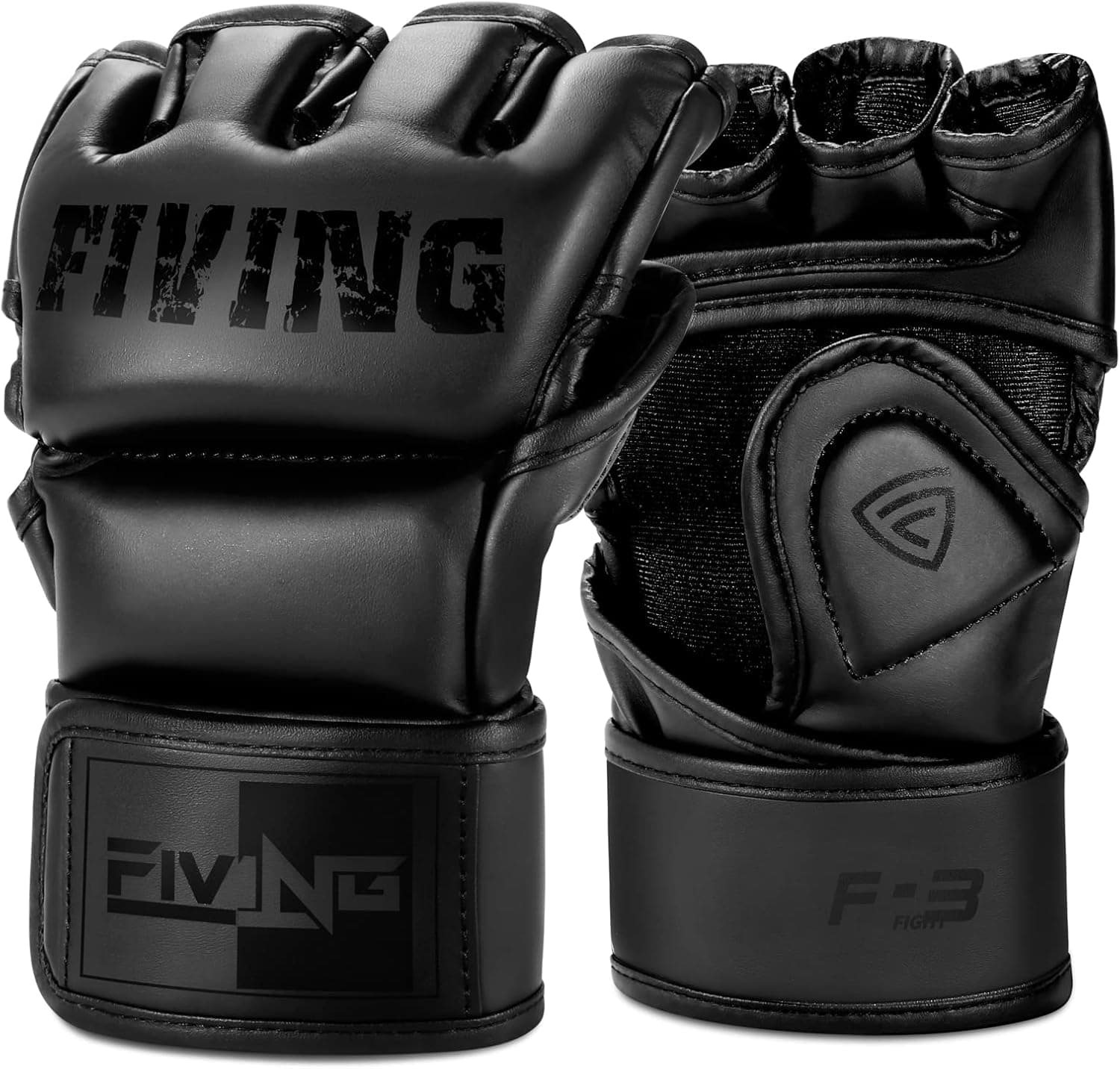 FIVING MMA Gloves for Men & Women,Boxing Gloves for Punching Bag,Sparring,Training,Muay Thai,MMA,Martial Arts Bag Gloves,Kickboxing Gloves with Open Palms