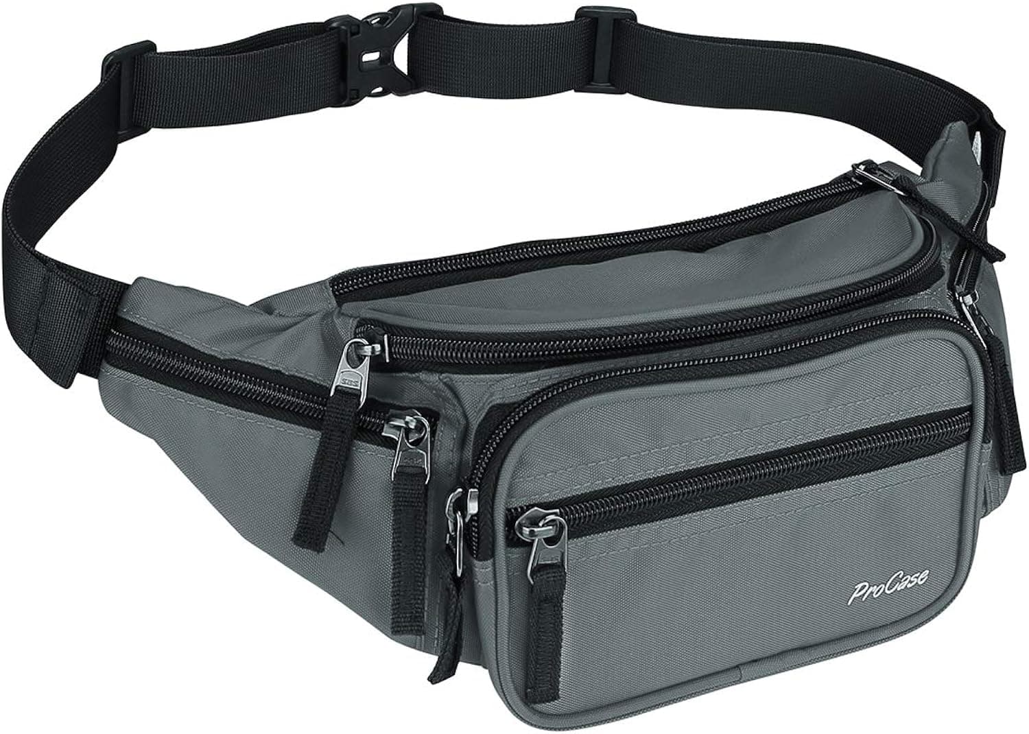 ProCase Fanny Pack Waist Packs for Men Women, Waist Bag Hip Pack for Travel Hiking Running Outdoor Sports, Father's Day Gift