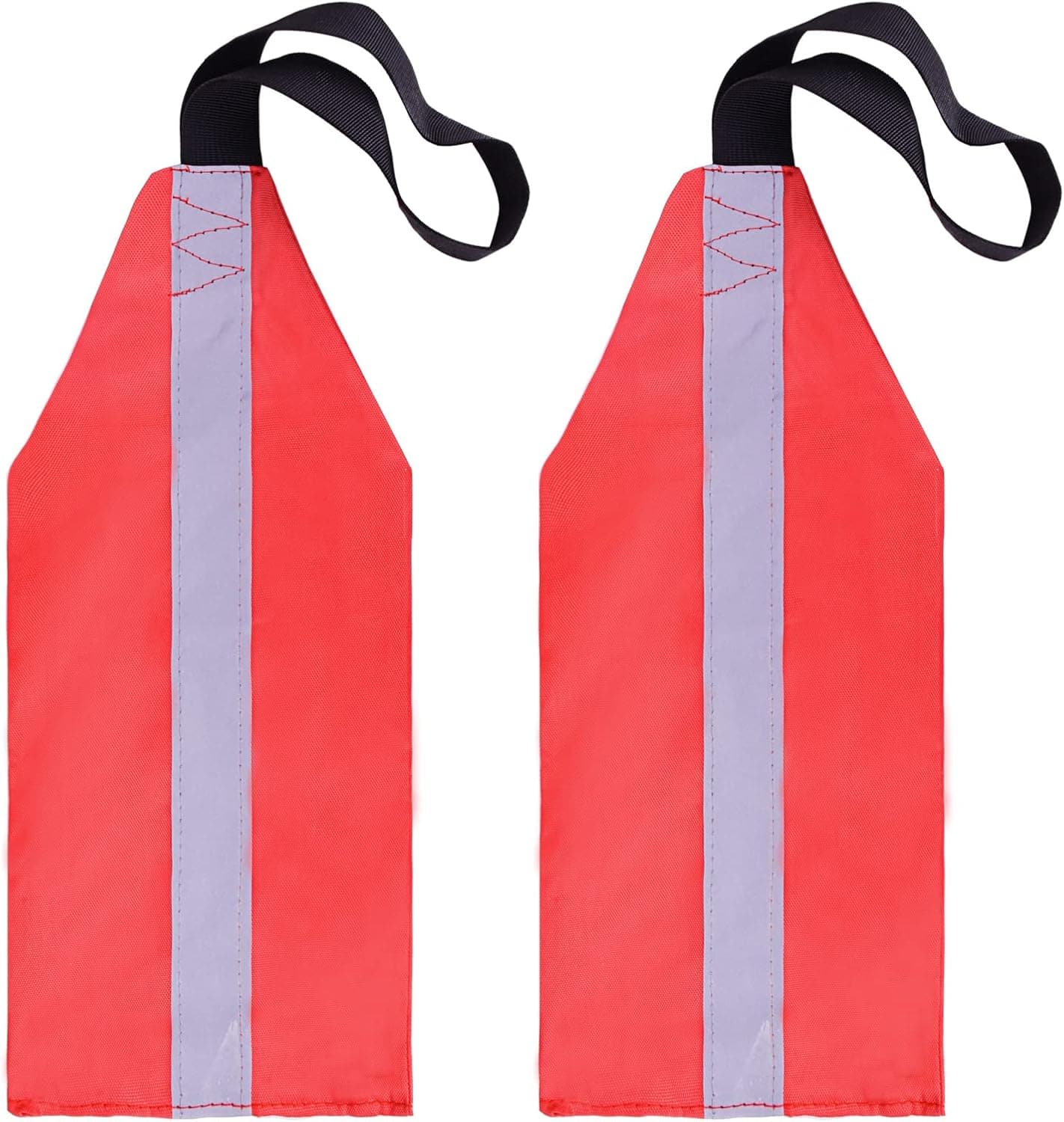 Emsiok Safety Travel Flag for Kayak Canoe Safety Flag Kayak Trailer Flag Kayak Travel Flag Kayak Accessories Safety Flag Reflective Kayak Warning Flag Red Safety Flag for Kayak Sup Towing