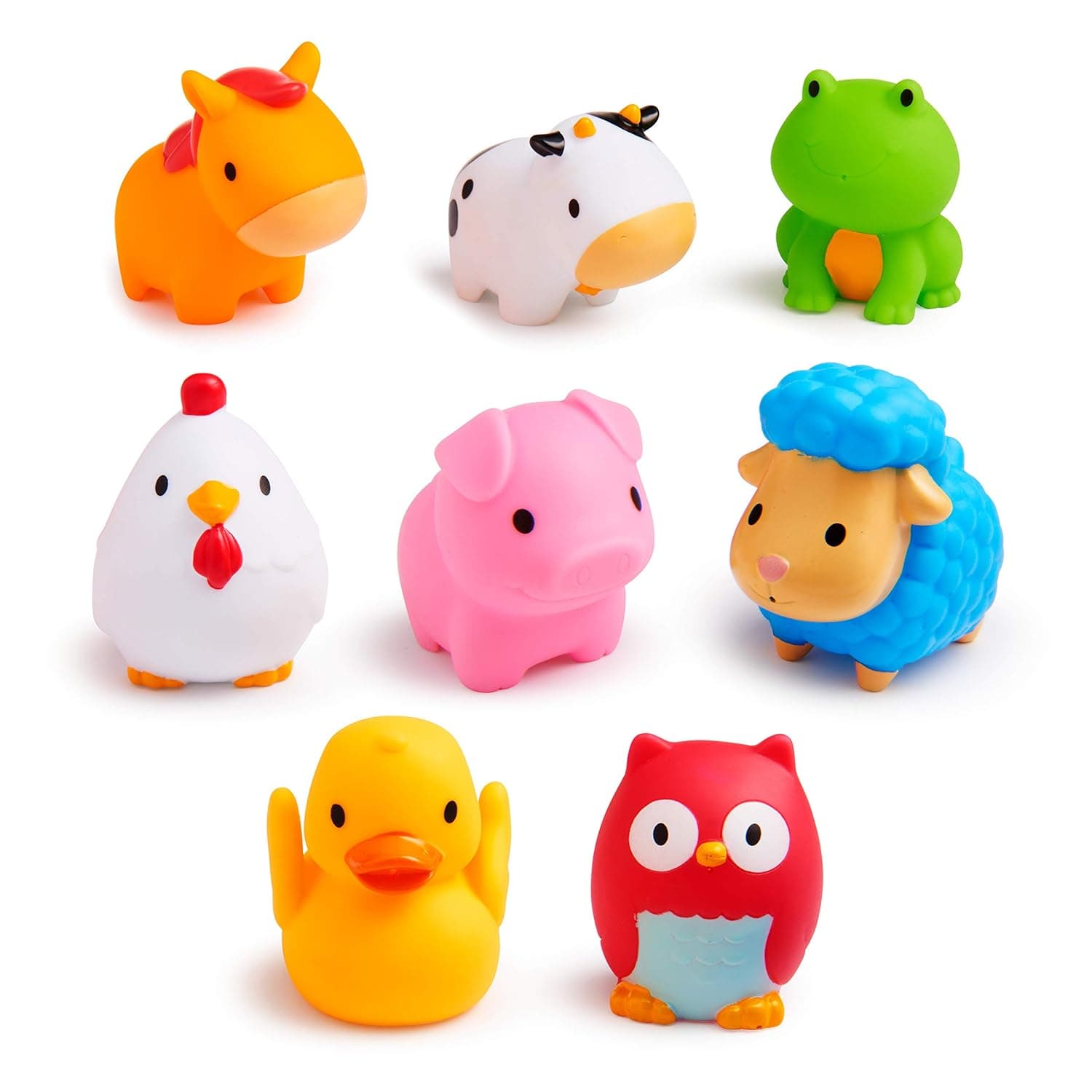 Munchkin® Farm™ Animal Squirts Baby Bath Toy, 8 Pack