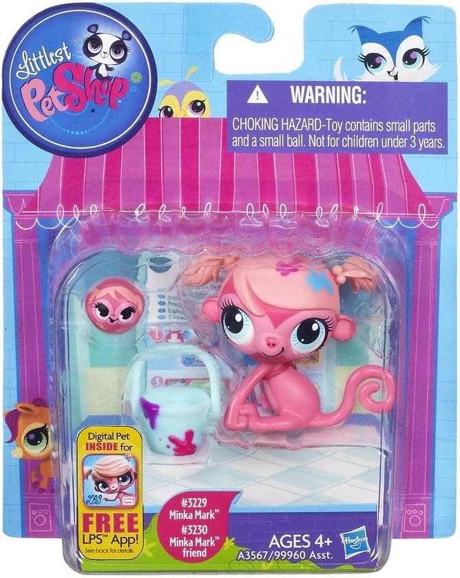 Littlest Pet Shop Minka Mark and Friend Favorite Pets #3229 and #3230
