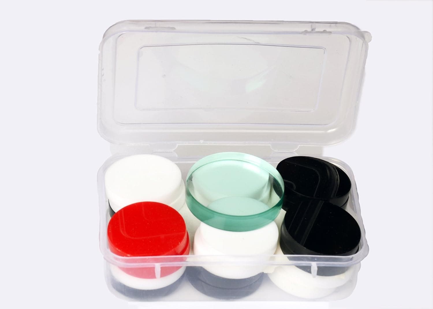 PREM SAGAR 6mm Acrylic Sheet Carrom/Carom Coins and Striker set (Pack Of 25) (Solid)