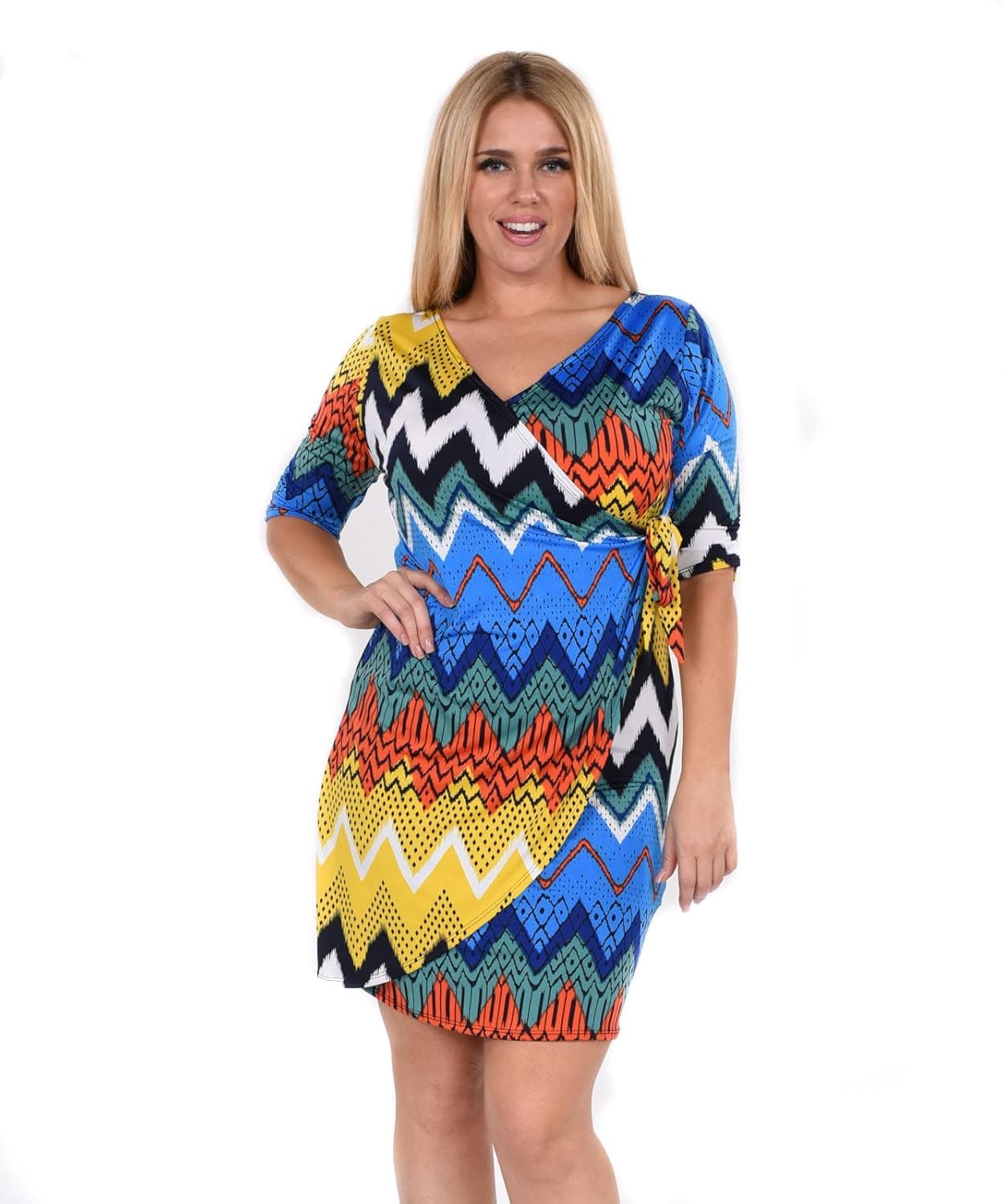Allora Women's Plus Size Wrap Dress