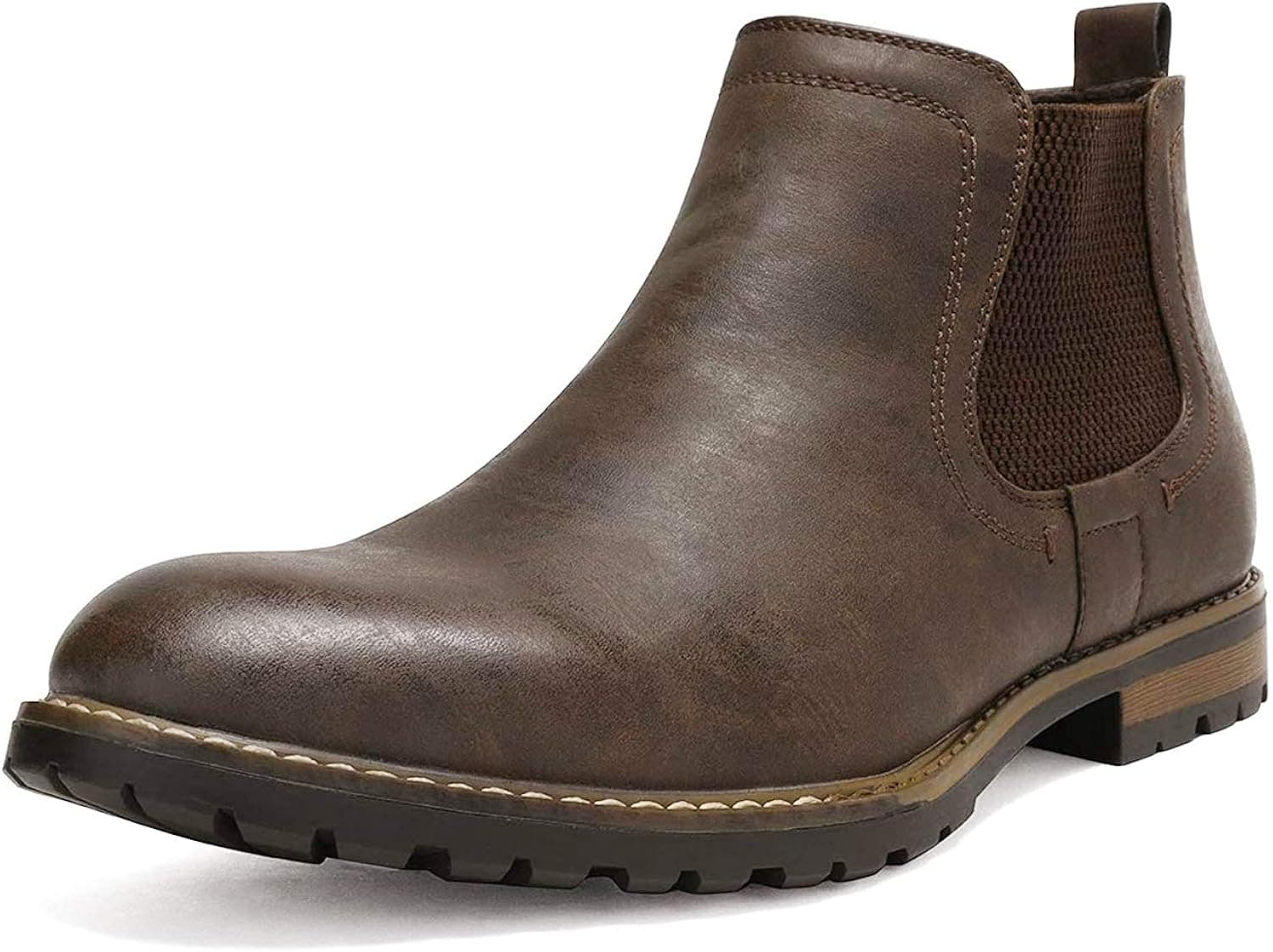 Bruno Marc Men’s Chelsea Boots Casual Slip-On Classic Dress Ankle Boot