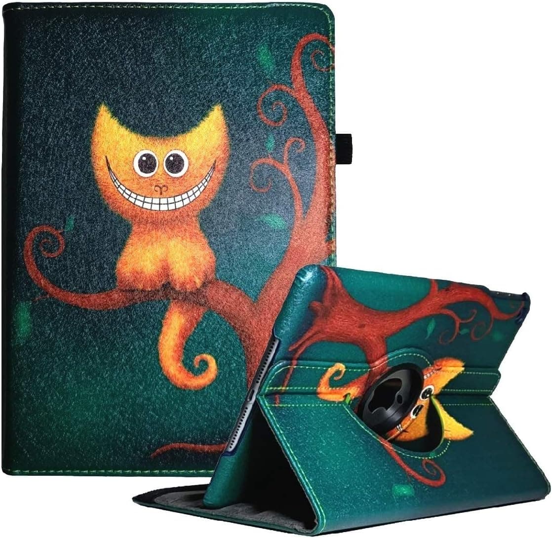 iPad Air (3rd Gen) 10.5" 2019 / iPad Pro 10.5" 2017 Case, 360 Degree Rotating Adjustable Multiple Stand Smart Cover Case with Auto Sleep Wake for Apple iPad 10.5" Case (Smiley)