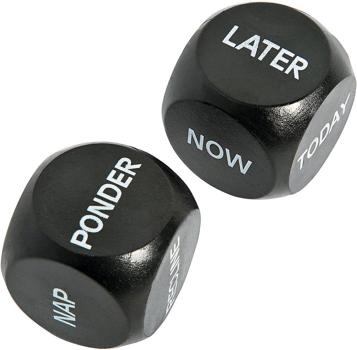 Senior Moments Daily Decision Dice - Over The Hill Birthday Gag Gifts, 40th, 50th and 60th Birthday Novelty Gifts
