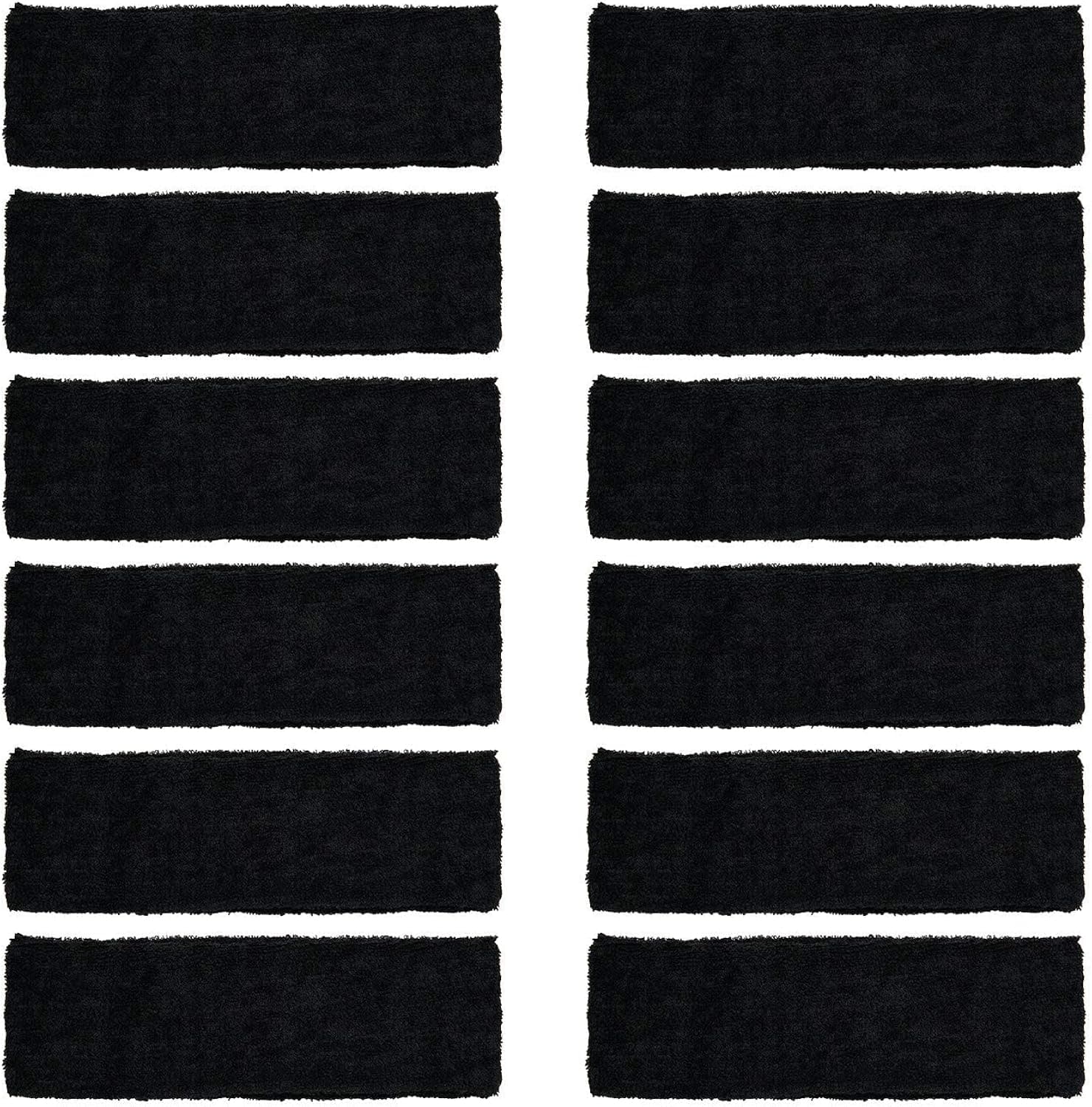 15 PCS Mixed Colors Fashionable Gym Workout Women's Yoga Soft Cotton Stretchy Headbands Sweatbands Sports Indoor Outdoor Yoga Dance Exercise Fitness Headbands, Ultra Thin