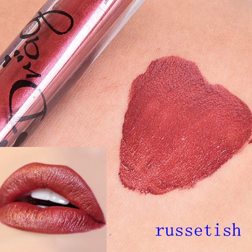 SHERUI 8pcs Madly MATTE Lipstick Lipgloss Bold Vivid Color Matte Lipgloss