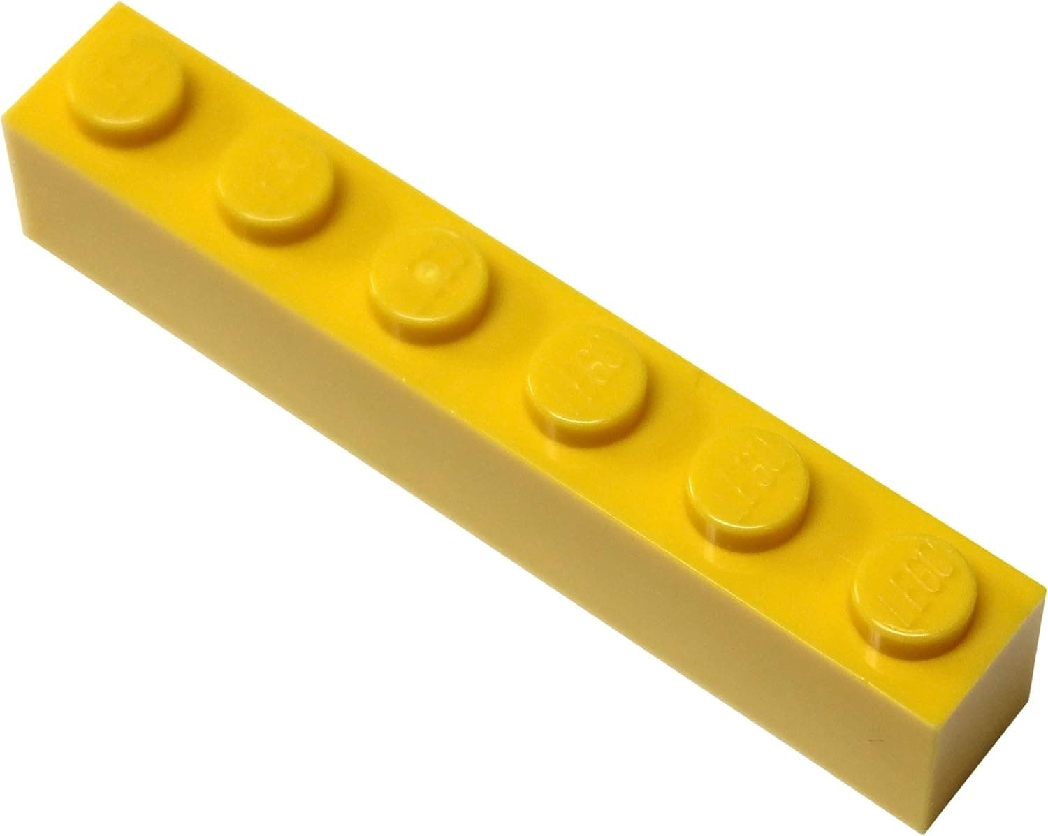 LEGO Parts and Pieces: Yellow (Bright Yellow) 1x6 Brick x20