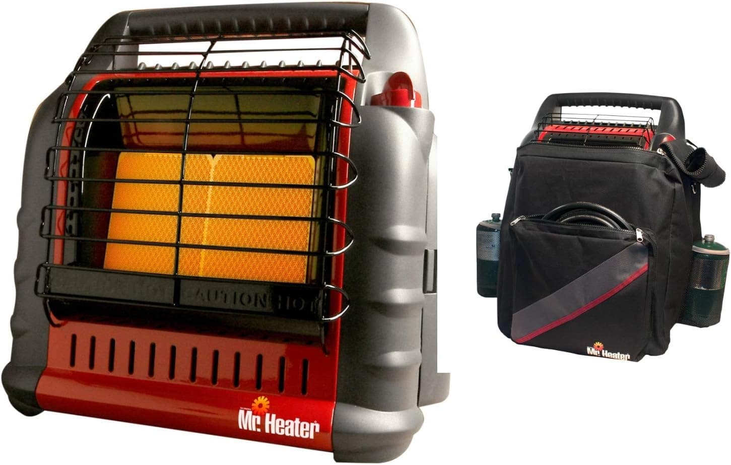 Mr. Heater Portable Big Buddy Propane Heater with Big Buddy Carry Case Bundle (2 Items)