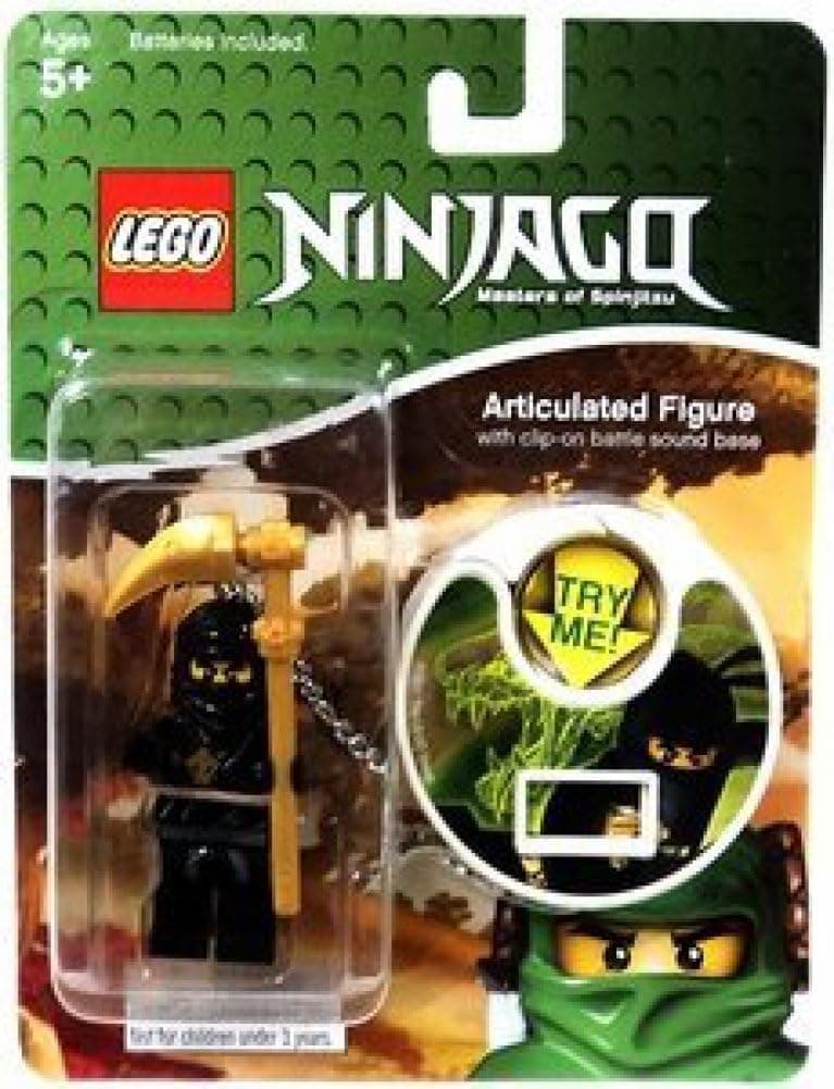 LEGO Ninjago Keychain with Clip-On Battle Sound Base #1749 Cole