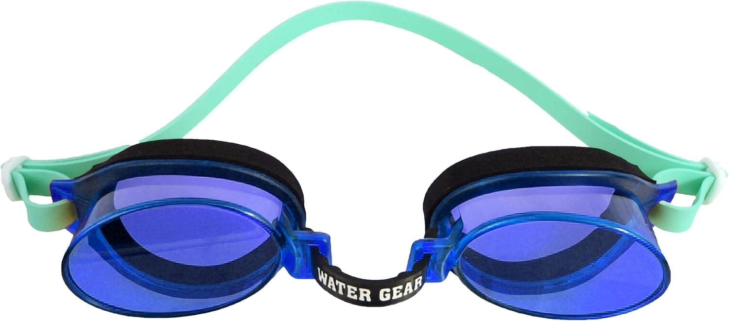 Water Gear Competition Swimming Goggles - Unisex - Great for Pool and Diving