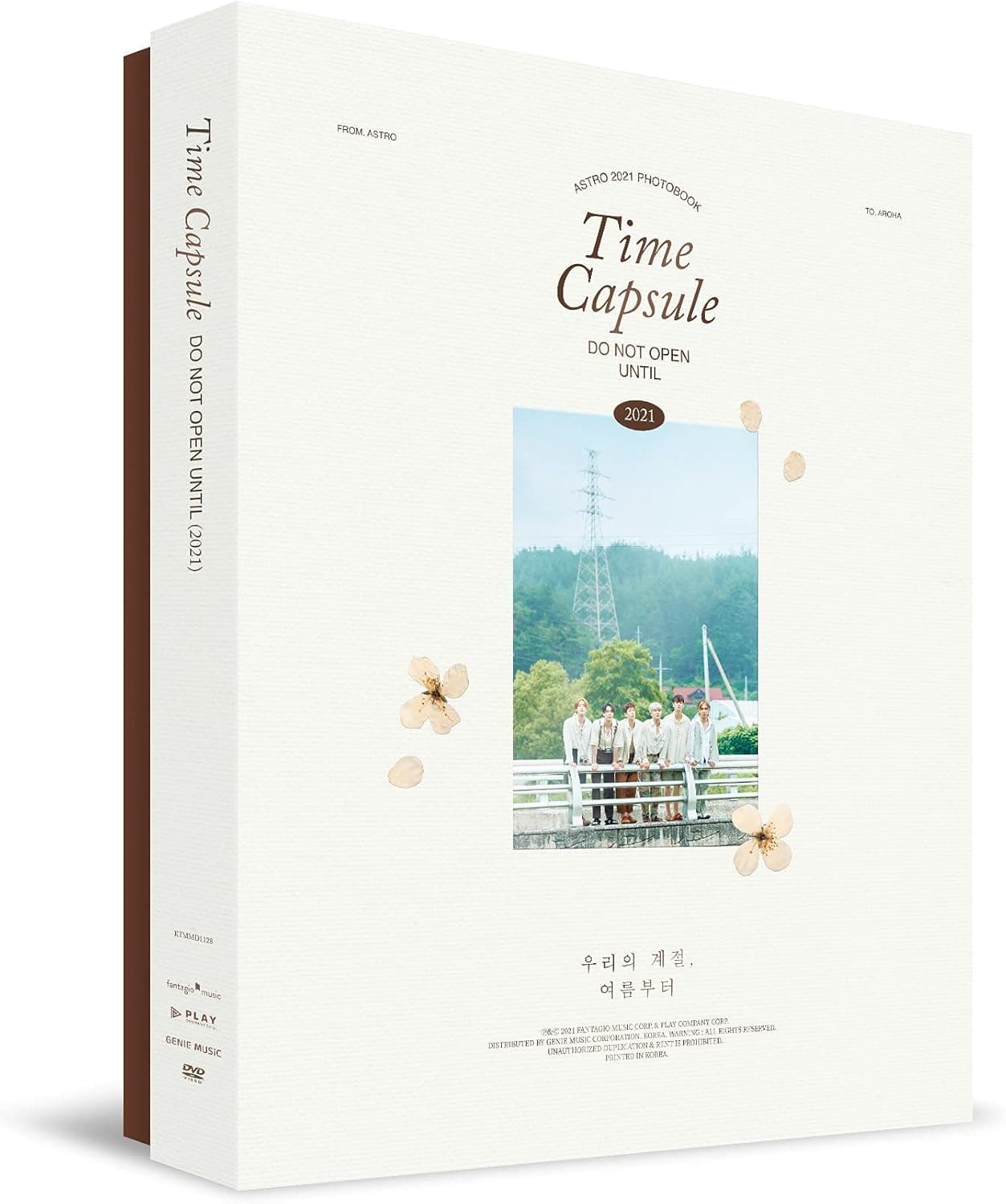 Astro -2021 PHOTOBOOK 'TIME Capsule' [PHOTOBOOK+DVD] 1 Album+BolsVos K-POP Webzine (20p), Decorative Stickers, Photocards