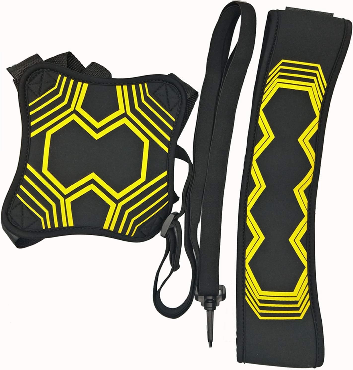 JDWG Solo Soccer Trainer Soccer Kick Trainer Football Training Aid - Adjustable Waist Belt and Ball Size 3, 4, and 5, Perfect for Adults and Kids.