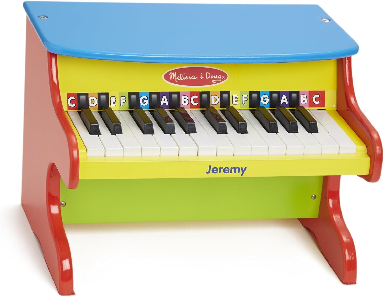 Melissa & Doug Personalized Learn To Play Piano with 25 Keys & Color Coded Songbook Of 9 Songs Music Set
