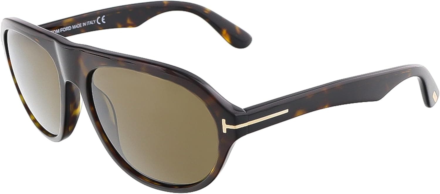 Tom Ford FT0397 52J Dark Havana Ivan Pilot Sunglasses Lens Category 3 Size 58mm