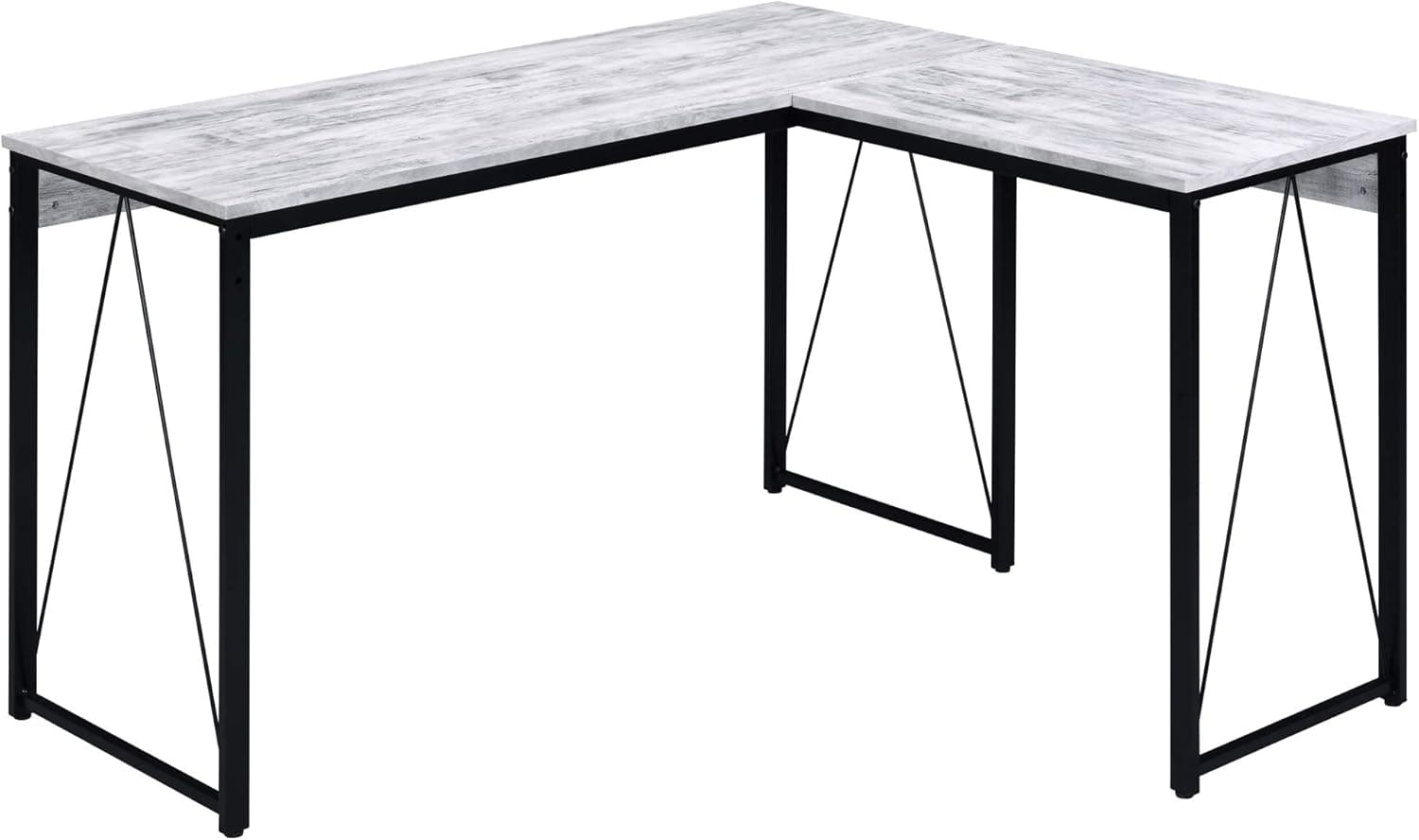 Merax L-Shaped Workstation 59” Computer Corner Home Office PC Wood Laptop Table Study Desk