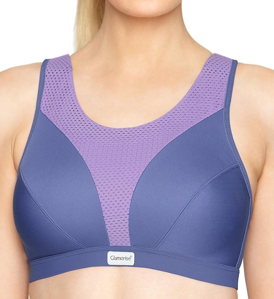 Glamorise Women's Plus Size Full Figure Medium Support Sport Bra #1826