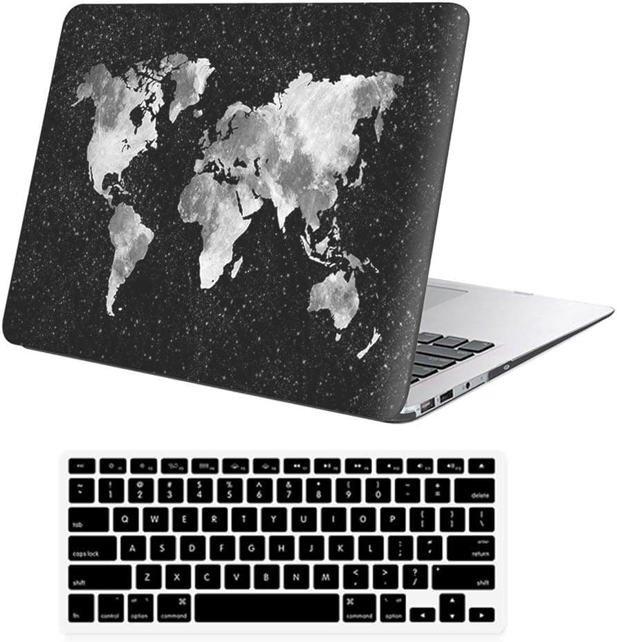 iLeadon MacBook 12 inch Case Model A1534 Protective Hard Case Soft Touch Ultra Thin Shell Cover+Keyboard Cover for MacBook 12 Inch with Retina Display,Nebula Map