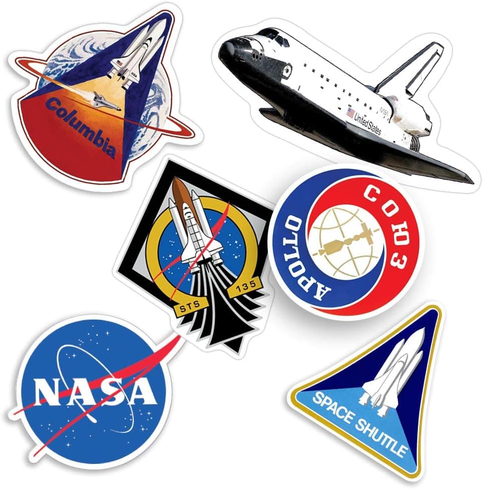 Popfunk NASA Space Shuttle Collectible Stickers