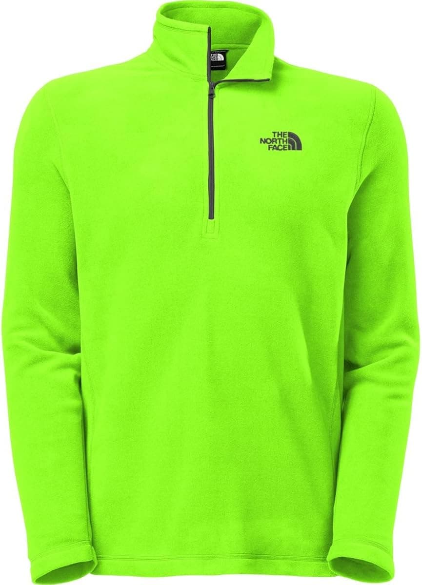 The North Face Men's TKA 100 Glacier 1/4 Zip, Power Green XL