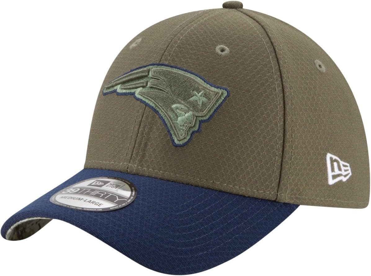 New Era New England Patriots NFL 39THIRTY 2017 Sideline Salute to Service Hat