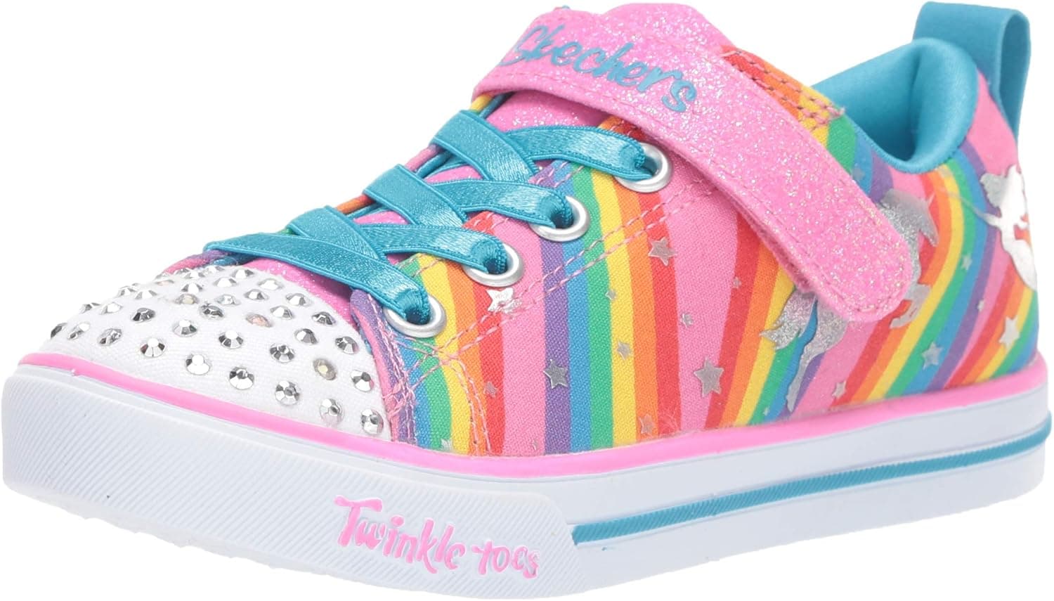 Skechers Kids' Sparkle Lite-Magical Rainbows Sneaker