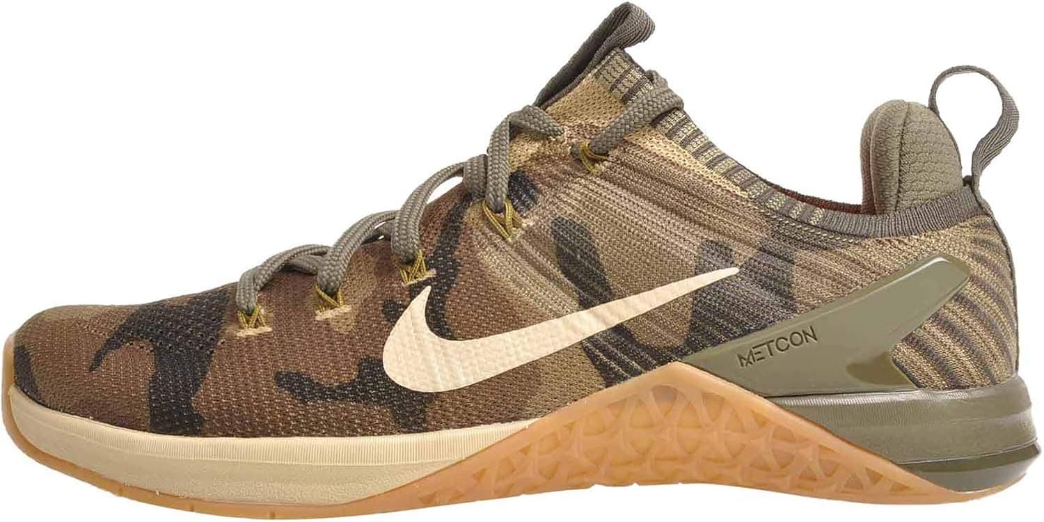 Nike Men's Metcon DSX Flyknit 2 Olive Canvas/Light Silver-Dark Stucco 10.0