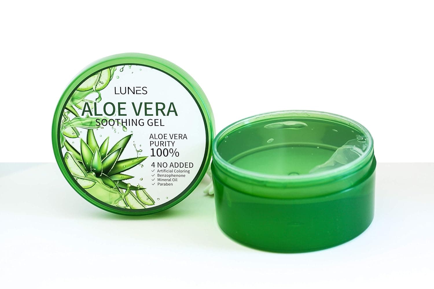LUNES Aloe Vera Soothing Gel 300ml / 10.14oz